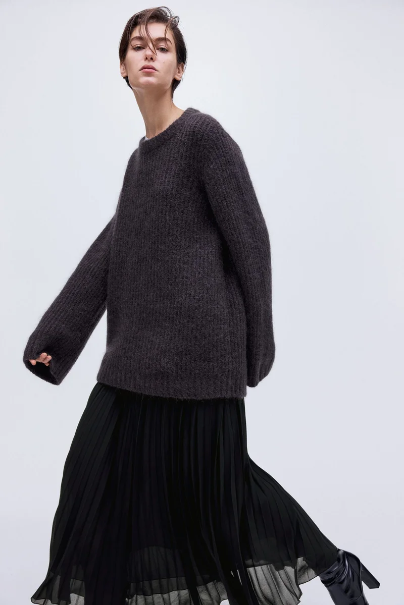 H&M  Pleated chiffon skirt for Women | Best Price UAE