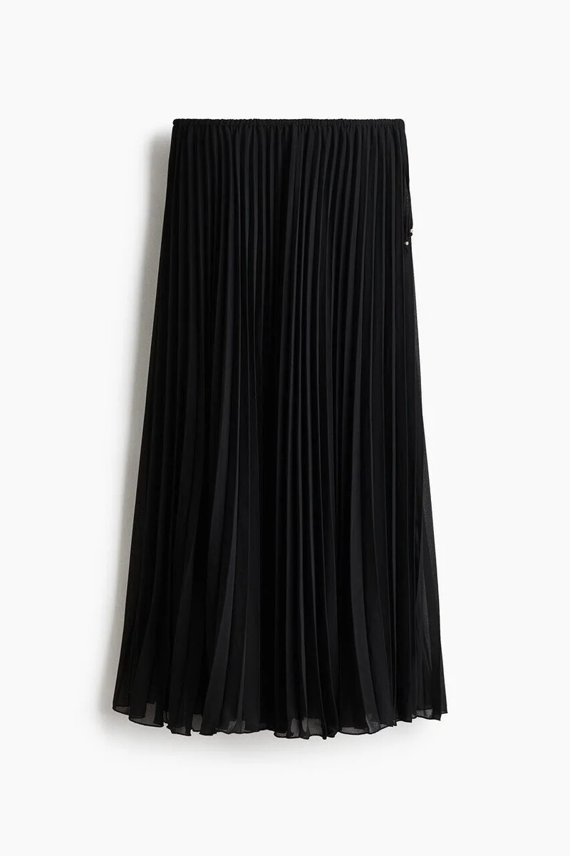 H&M  Pleated chiffon skirt for Women | Best Price UAE