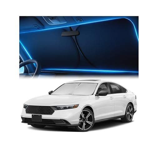 Magnelex Windshield Sun Shade for Honda Accord 2023 2024 2025 Foldable Car Window Sunshade Heat UV Visor Cover Reflective Front Shades Accessories - Image 1