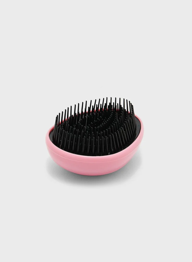 Pink Cactus Glitter Egg Detangle Brush