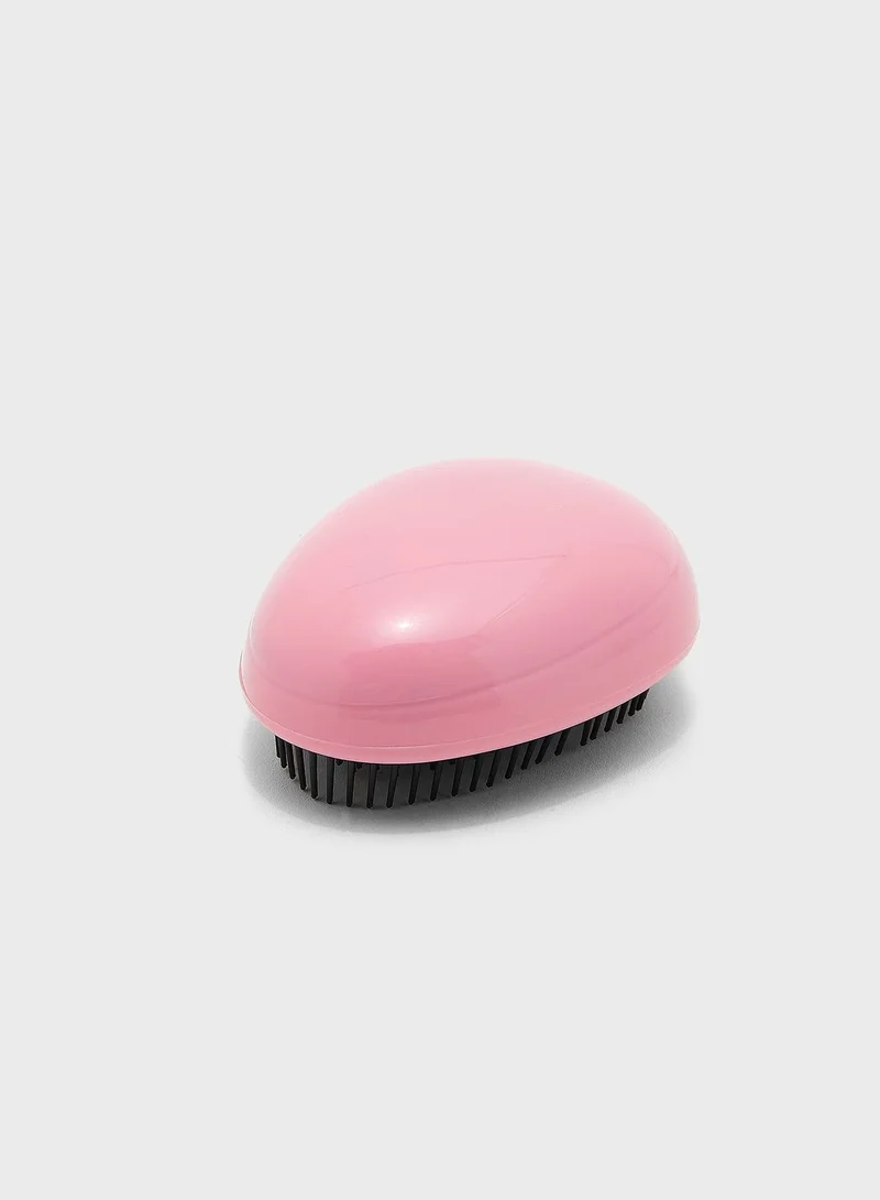 Pink Cactus Glitter Egg Detangle Brush