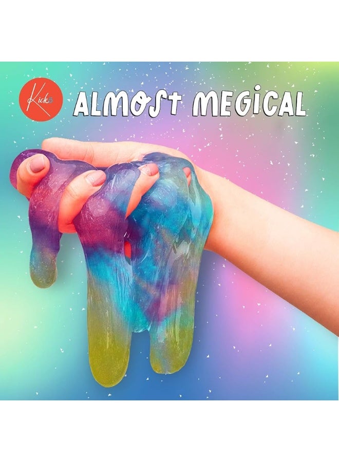 Kicko Marbled Unicorn Color Slime - 24 Pack Colorful Galaxy Sludge - Gooey Fidget Set for Sensory and Tactile Stimulation, Stress Relief, Party Favor, Educational Game - Image 5