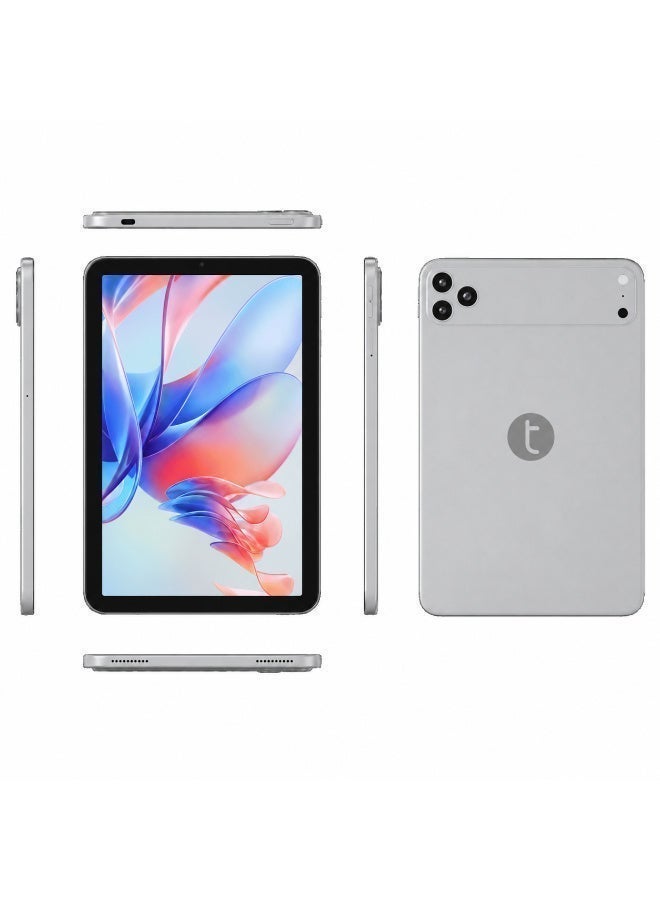 Oteeto Tab 83 Slim Design | 8GB RAM + 512GB ROM | Ultra-Fast Octa-Core | Dual SIM | 8.3-inch Display | 5G Android Tablet | Premium Performance & Style | Silver - Image 2