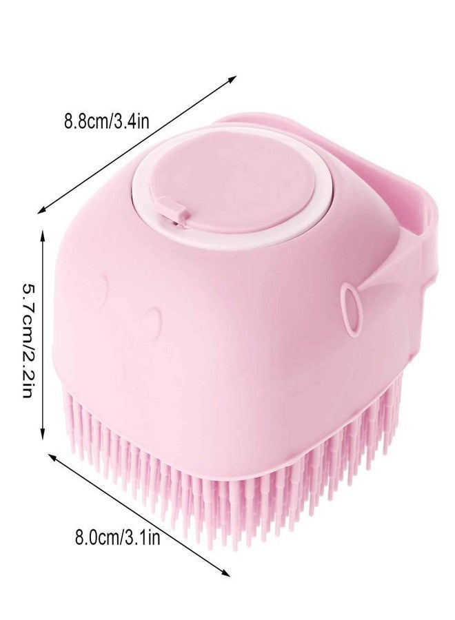 RD MALL Soft Silicone Bath Body Brush with Soap Dispenser,Reusable Exfloliating Body Scrubber for Gentle Skin Massage - Image 2