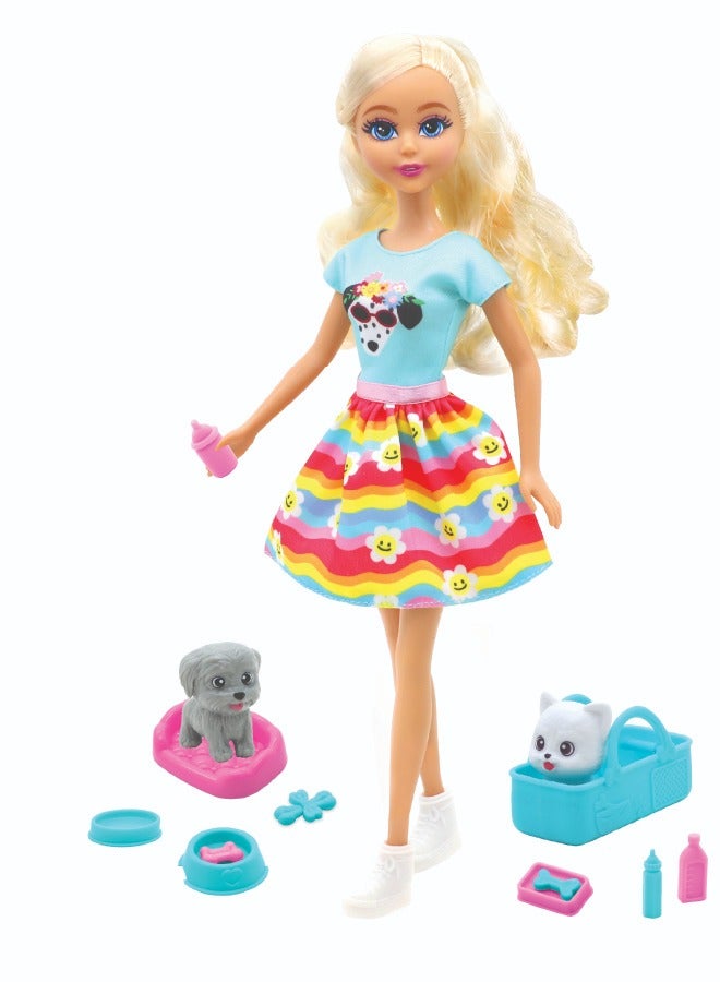 فانفيل مجموعة العناية النهارية للكلاب من دريميز، للبنات، ارتفاع تسعة وعشرون سم - Image 2