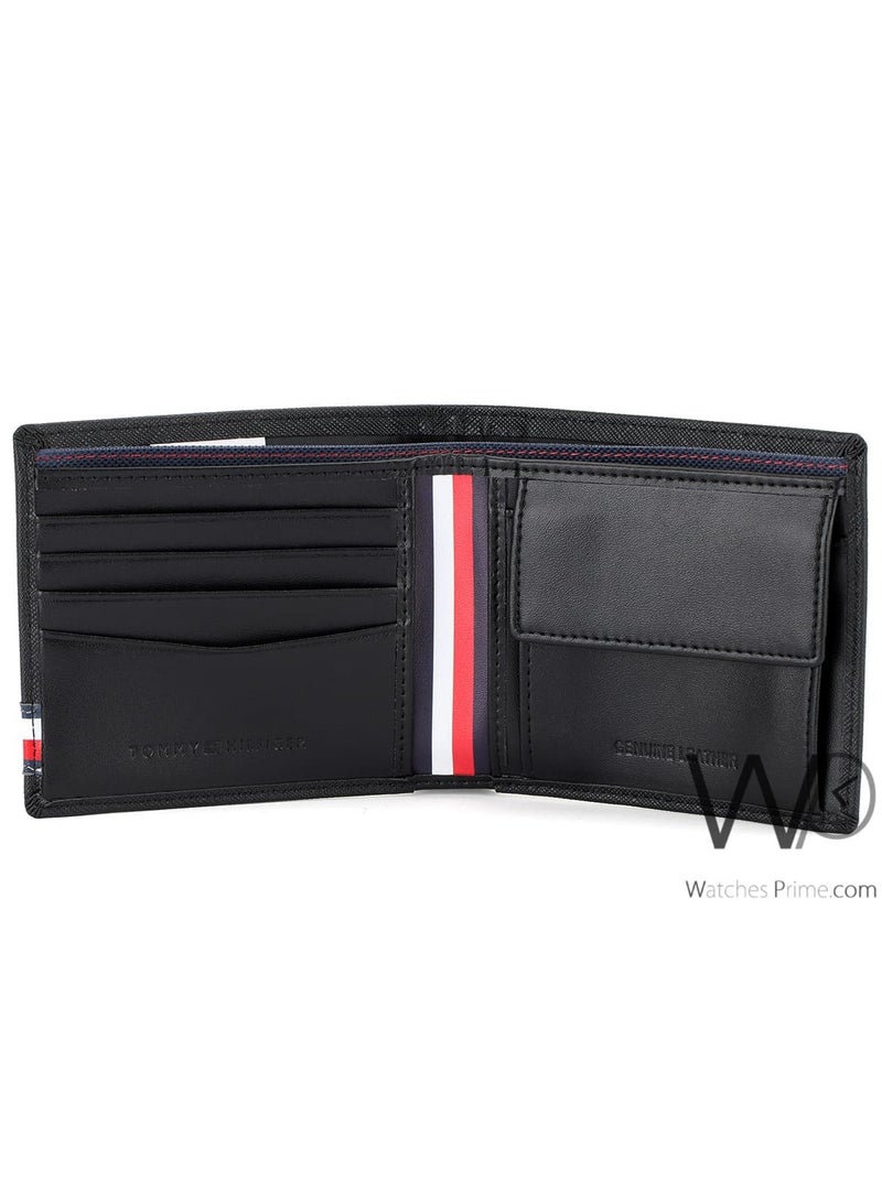 Tommy Icons محفظة تومي هيلفيغر أصلية باللون الأسود للرجال - Image 5
