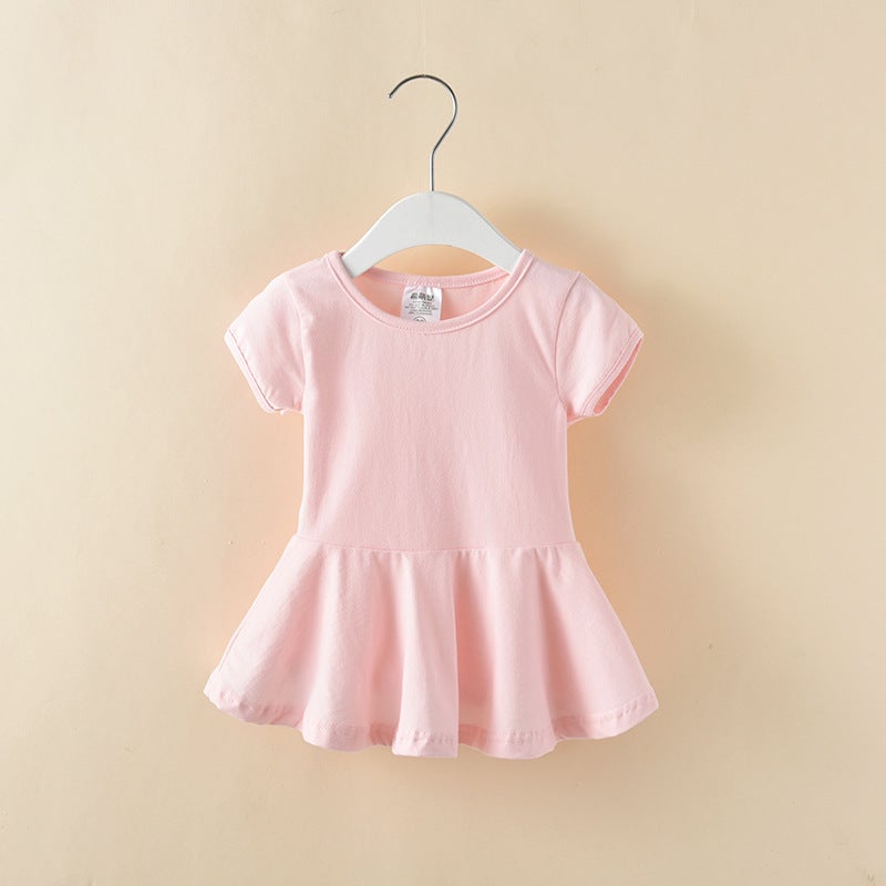 2022 Girls' Dress Western Style Baby Princess Dress Korean Style Baby Small Dress Casual Nightdress - Image 1