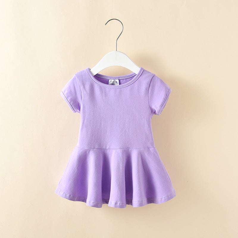 2022 Girls' Dress Western Style Baby Princess Dress Korean Style Baby Small Dress Casual Nightdress - Image 5