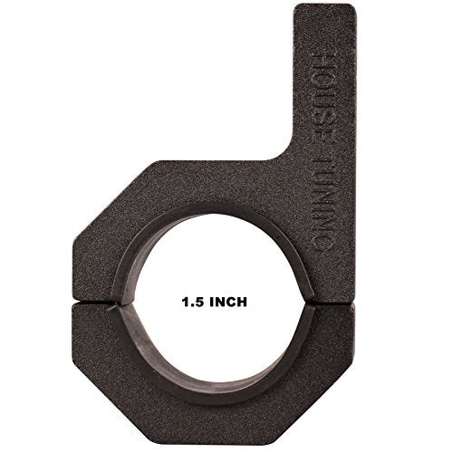House Tuning Tube Clamps 4pcs 1.5 inch Mounting Bracket,Roof Roll Bar Cage Holder Bar Clamp 1 1/2" for Work HID LED Light Bar (1.5"- Clamp Mount kit) - Image 3