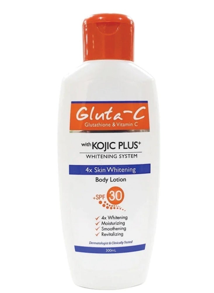 GLUTA C Kojic Plus+ Whitening Lotion with SPF30 300ml 