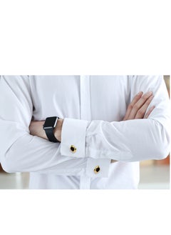جدوار كبك من الاستيل بلون ذهبي، مصمم بتفاصيل أنيقة وراقية، يضيف لمسة أنيقة لإطلالتك من جدوار  - Image 5