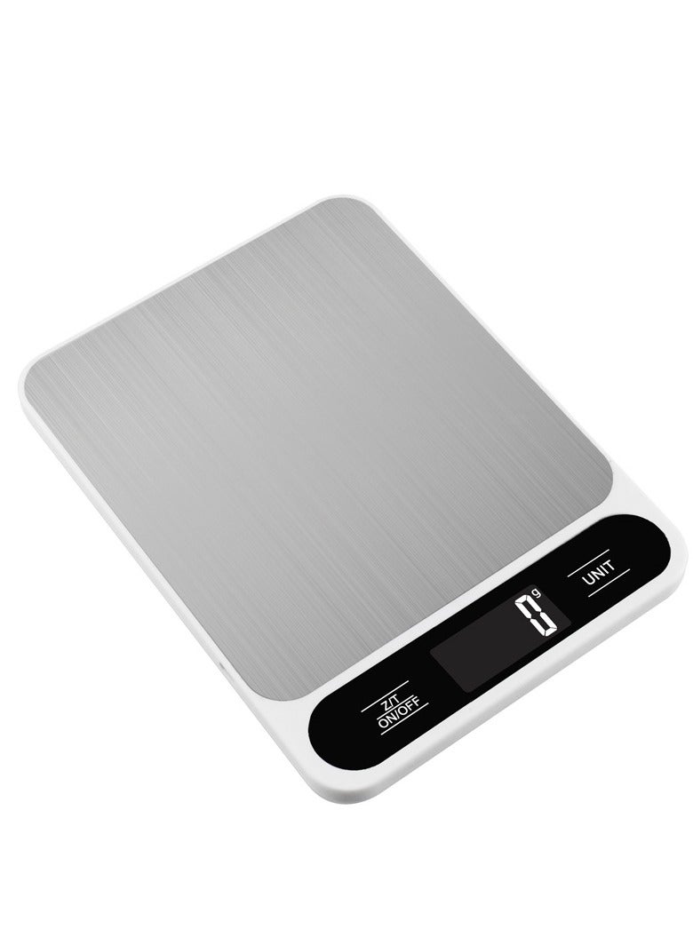 MHD Stainless Steel Kitchen Scale Food Scale Household Weight Scale Baking Small Electronic Scale 10kg/1g Jewelry Scale - Image 1