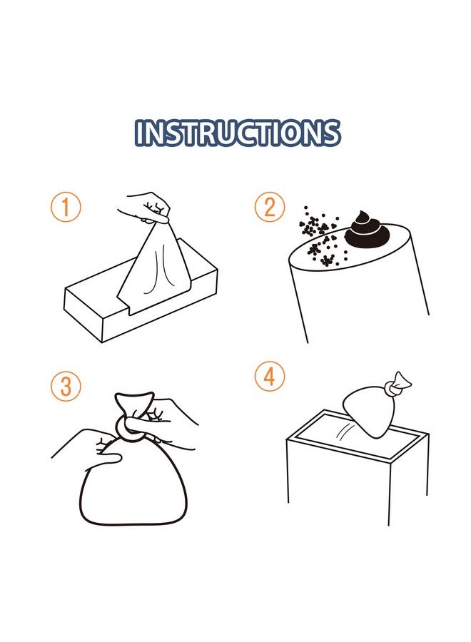 Deefre Odor Sealing Waste Disposal Bags M/150 Count Cat Litter Bags Unscented Cat poop bags Large Capacity Diaper Disposal or Pet Waste Bags[Color:White] - Image 4