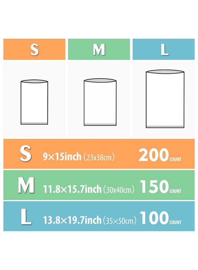 Deefre Odor Sealing Waste Disposal Bags M/150 Count Cat Litter Bags Unscented Cat poop bags Large Capacity Diaper Disposal or Pet Waste Bags[Color:White] - Image 5