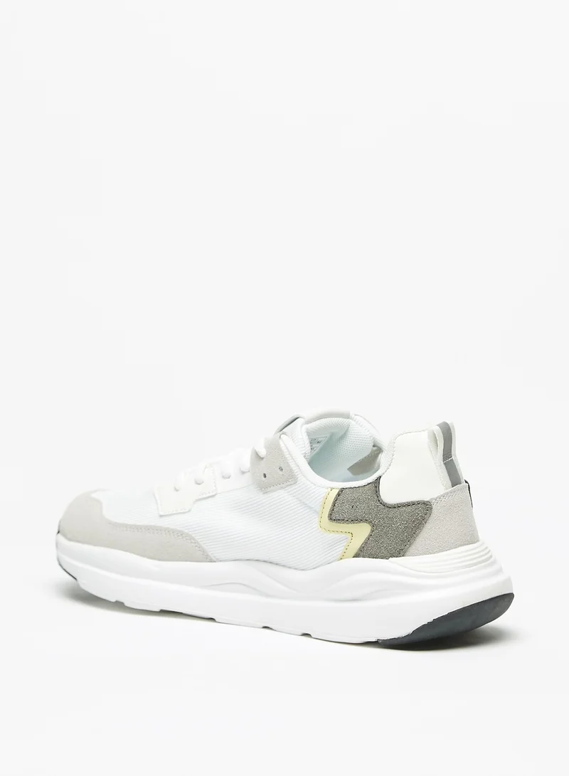 Shoexpress Colourblock Lace-Up Sports Shoes