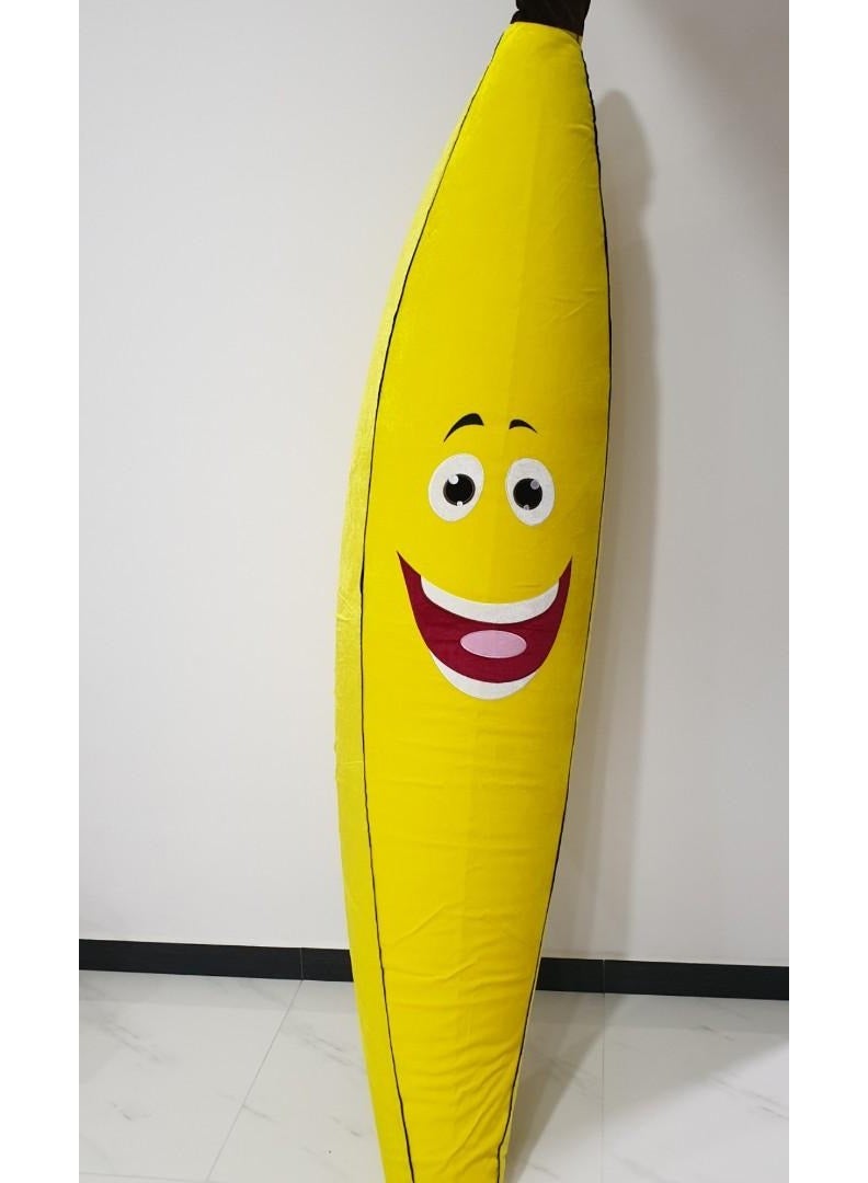 Toy Box Cute Banana Plush Pillow Fruit Stuffed Toy Soft Cushion Doll 1.90 M - Image 3