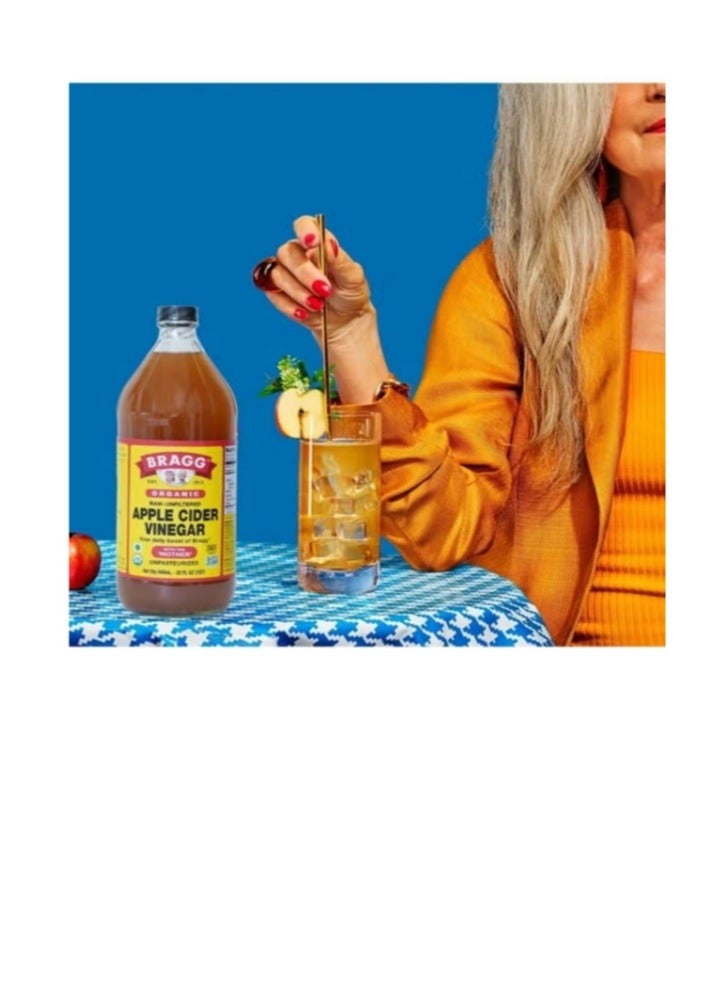 Bragg Organic Raw Apple Cider Vinegar Health Supplement 946ml (Pack of 1) - Image 2