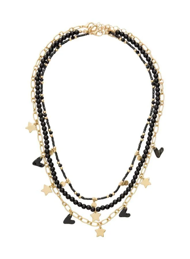 PARFOIS Set Of Short Necklaces With Beads