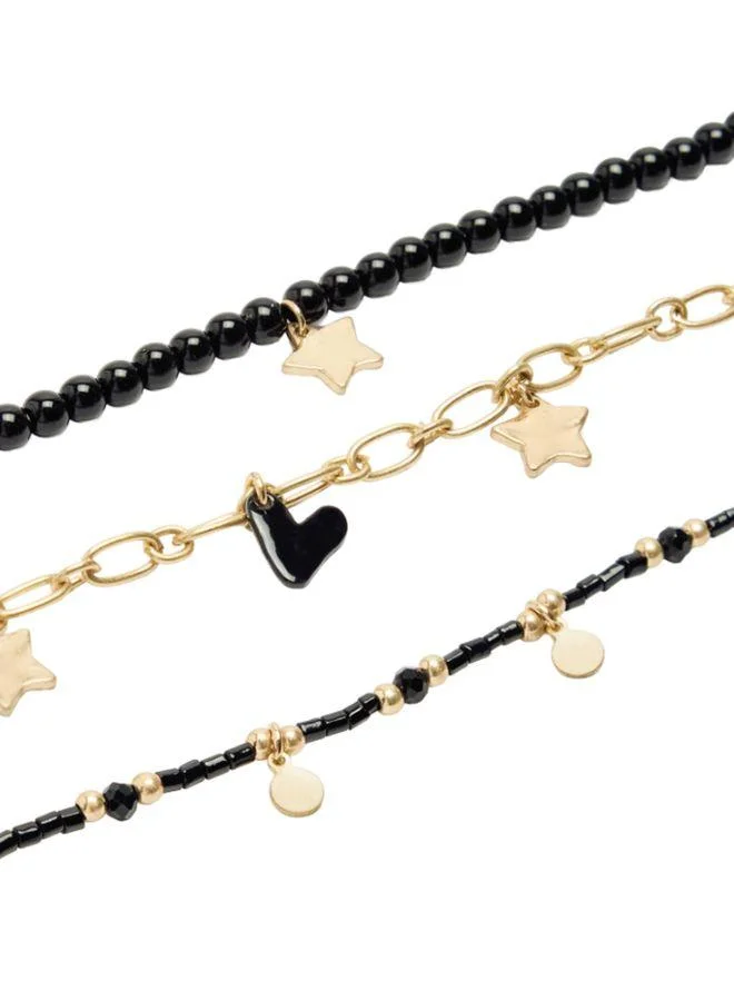 PARFOIS Set Of Short Necklaces With Beads