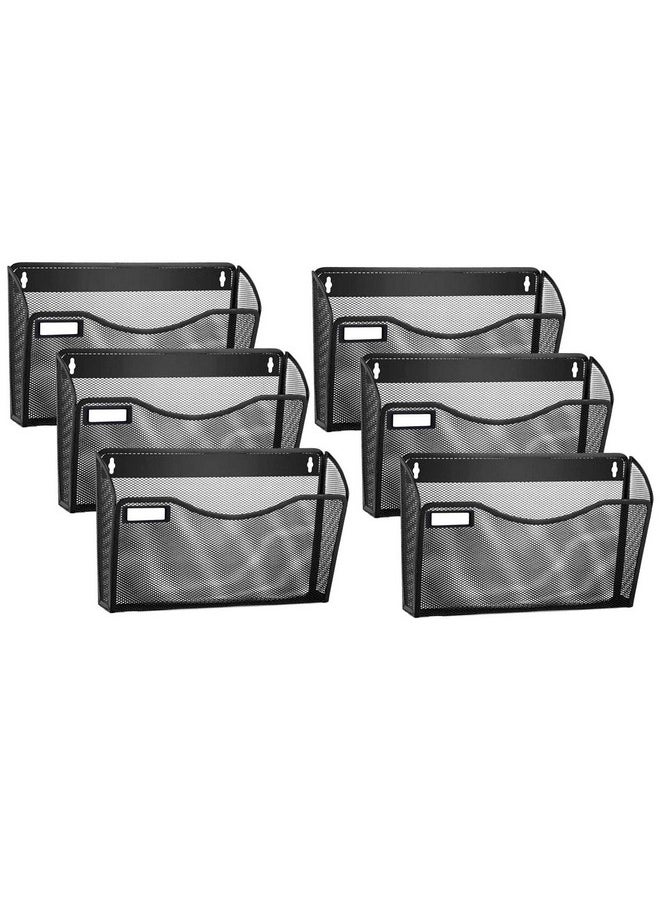 6 Pack Mesh Wall Mounted File Holder Metal Wall File Pocket Mail Organizer For Office/Home(With Label Panel) - pzsku/Z699A3B457B3CC7E918F5Z/45/_/1735214456/4deb9148-1d77-4de8-9cdf-ced8310651d9