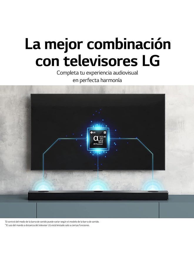 LG High Res Audio Sound Bar S95QR Black - Image 5