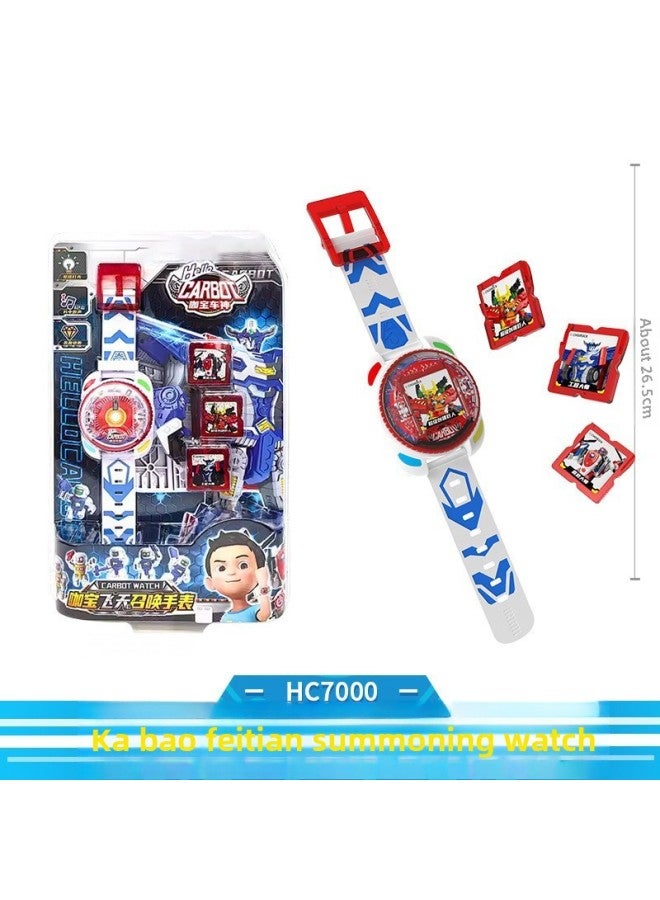 Kabao Car God Reload Return Fire King Driver Elite Edition Children's Classic Transforming Robot Boy Toy-Color:Flying Team Summoning Watch  - Image 1