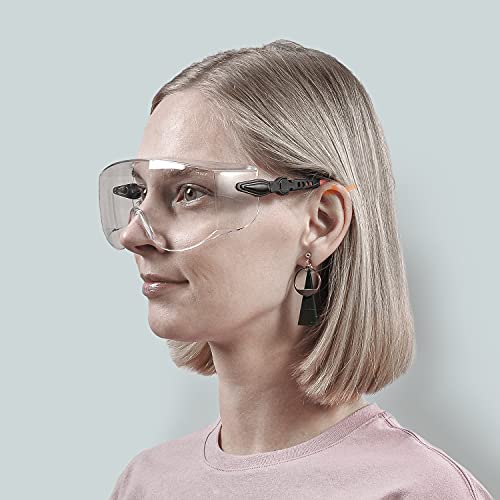 SAFEYEAR Safety Glasses For Womem & Men Over Eyeglasses Anti Fog Scratch Protective Eyewear,Ansi Z87 Approved Safety Goggles Over Glasses - Image 4