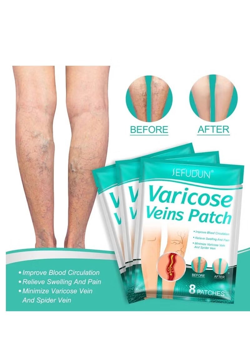 Sefudun Chinese Herbal Varicose Veins patch for Treatment Leg Pain, Relief Leg Pain Varicose Veins Patch  - Image 3
