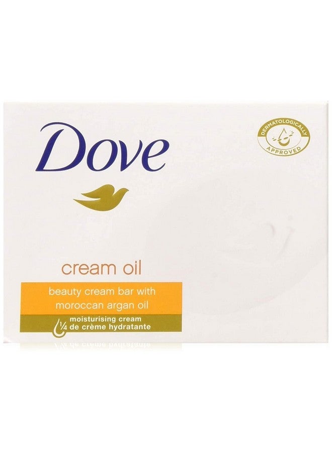 Dove Beauty Cream Oil Bar With Moroccan Argan Oil Soap 100G (Pack Of 3) - Image 2