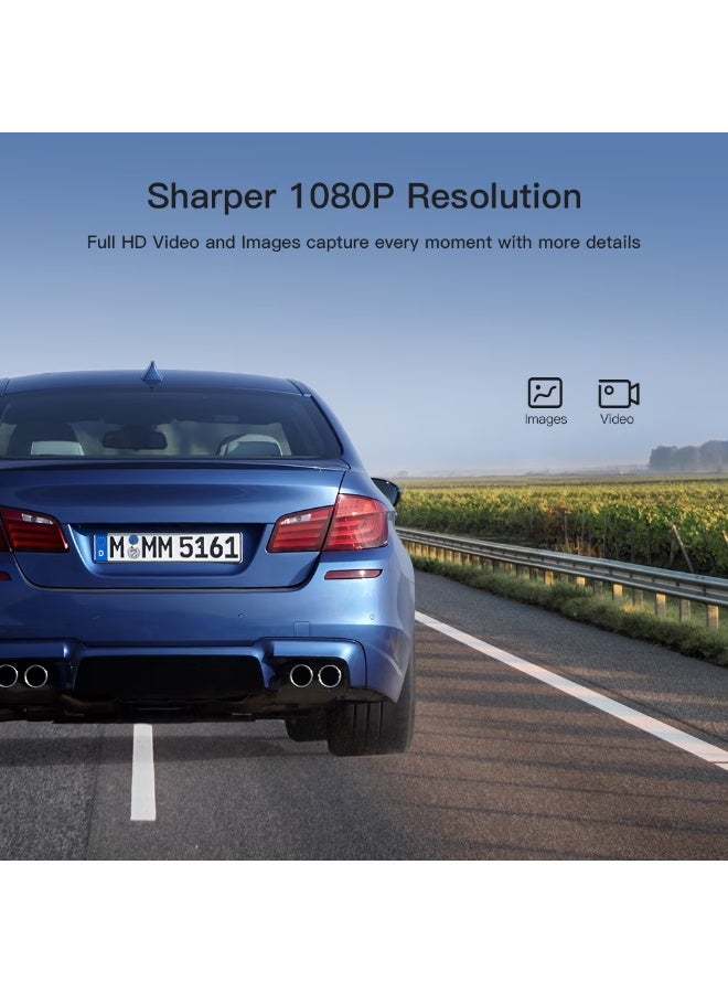 Apeman C420 1080P Full HD Dash Cam - Night Vision Motion Detection - Image 2