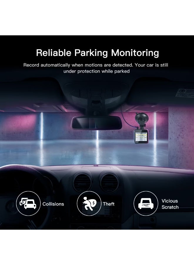 Apeman C420 1080P Full HD Dash Cam - Night Vision Motion Detection - Image 5