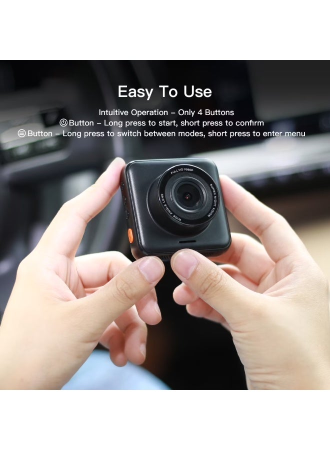 Apeman C420 1080P Full HD Dash Cam - Night Vision Motion Detection - Image 1