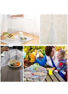 Y&D 6 Piece Coloured Mesh Screen Food Cover Tents Multicolour  - Image 5