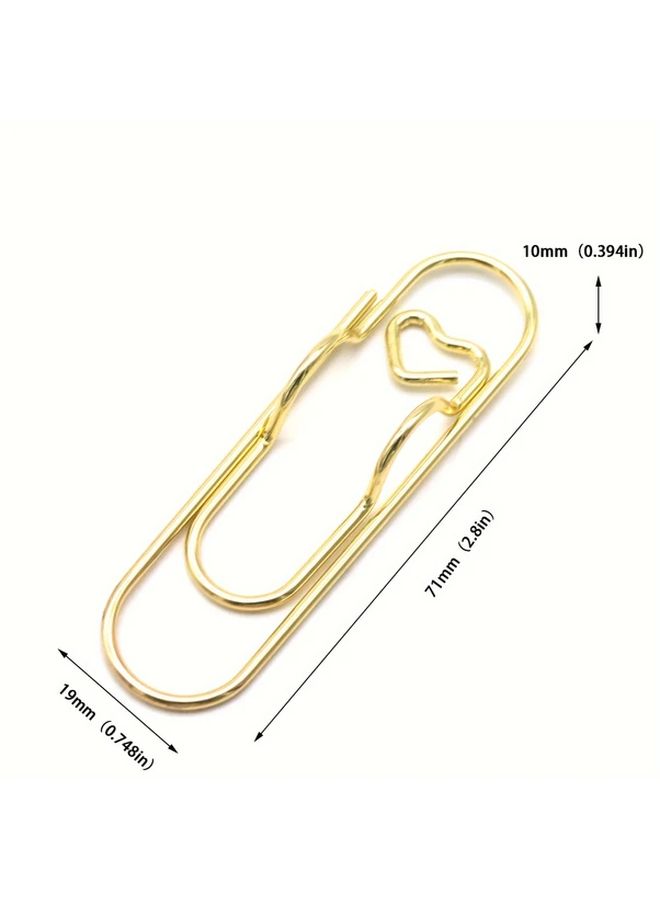 6pcs Multicolor Multifunctional Metal Pen Clip Set - Image 2