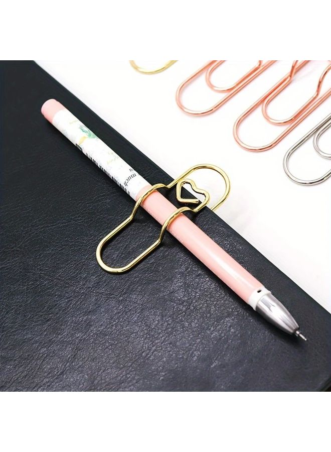 6pcs Multicolor Multifunctional Metal Pen Clip Set - Image 5
