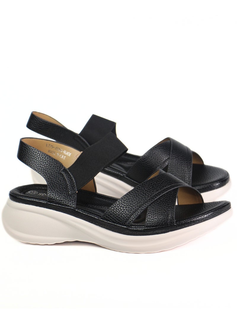 SD.Felano Flat Sandals for Women | Stylish & Comfy Open-Toe Summer Shoes for Ladies | Lightweight Slip-On Design with Soft Cushioned Footbed – Perfect for Beach Walks, Travel, Shopping & Everyday Comfort - Image 3