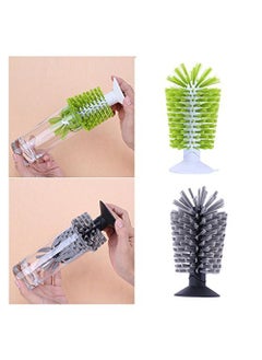 RAIYARAJ Raiyaraj Cleaning Brush for Glass Milk Bottle Tall Red Wine Glass Cup Milk Feeding Bottle  - Image 3