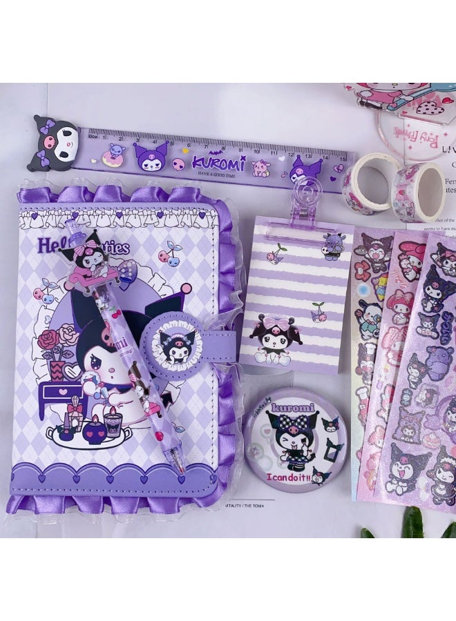 Sanrio Kuromi Student Stationery Set, School Supplies Gift Box Set, Suitable for Primary School Students - Image 3