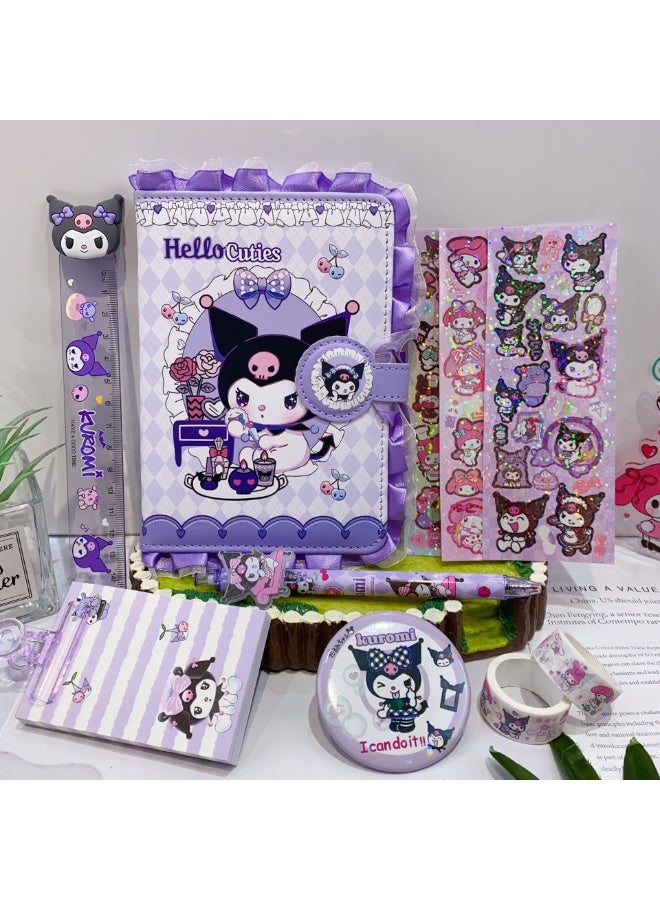Sanrio Kuromi Student Stationery Set, School Supplies Gift Box Set, Suitable for Primary School Students - Image 4