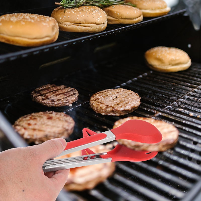 🍳 ملقط طعام متين لشواء مع وظيفة تثبيت عملية للاستخدام في المطبخ - Image 3