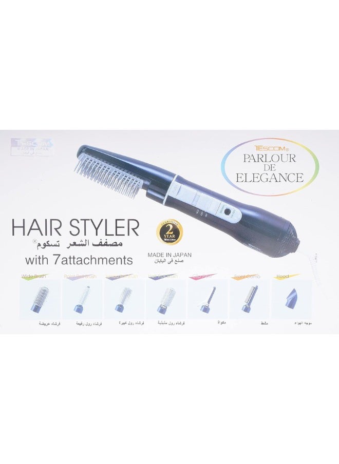 Tescom - Tescom Tescom Hair Styler dryer with 7 attachments - Image 1
