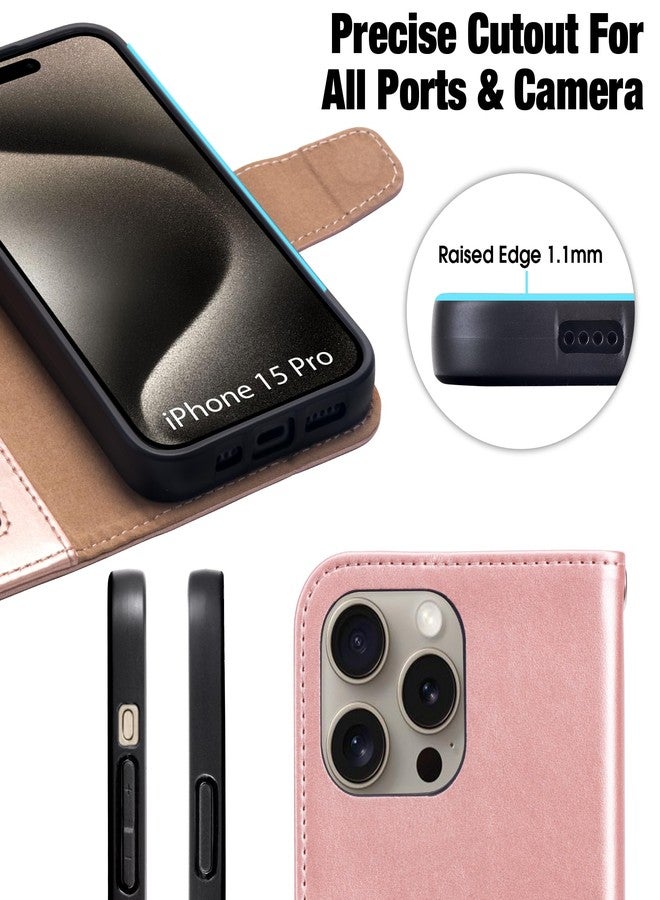 Arae iPhone 2023 Pro Case Notebook Type - Smartphone Case iPhone2023Pro [Horizontal Function with Strap and Card Pocket Lightweight] iPhone 2023 Pro 6.1 inch 2023 New Model Wallet Case Cover (iPhone - Image 4