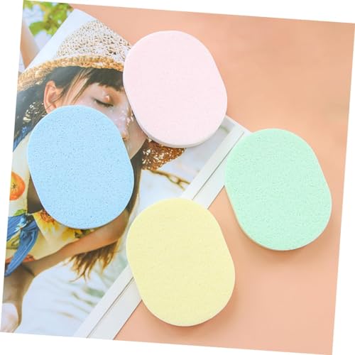 RIXTEC Face Cleansing Sponge Puff Makeup Washing Pad Deep Cleansing & Exfoliating Facial Sponge - Assorted Color Pack of 4 - Image 2