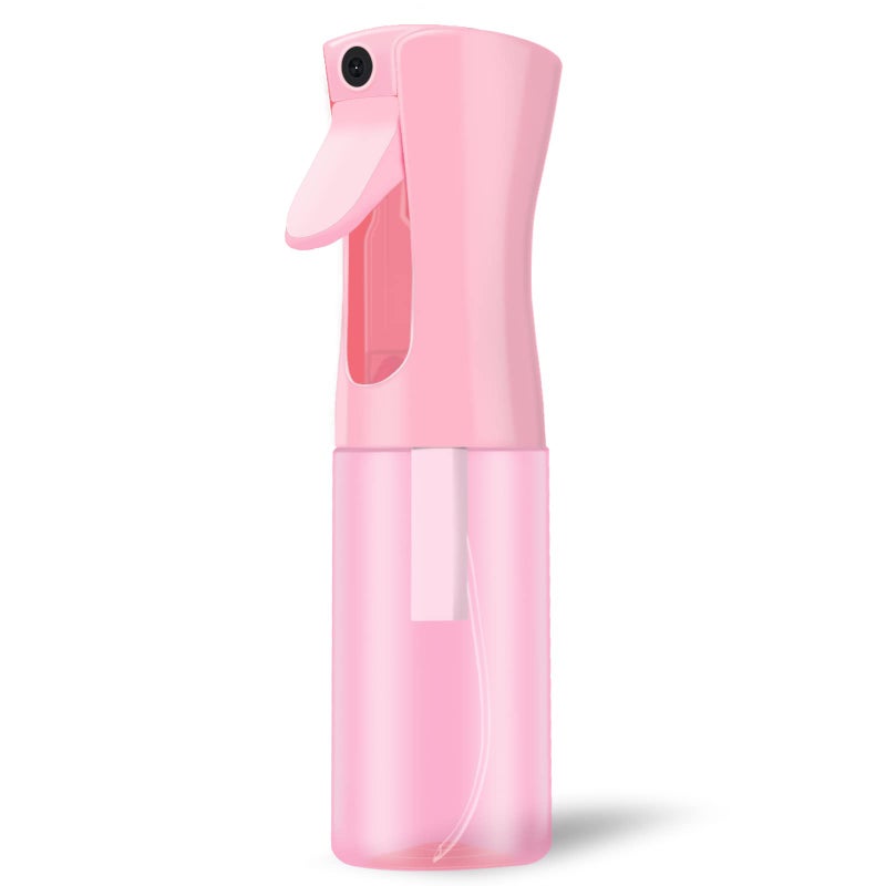 LERPOLOR Empty Spray bottles, Continuous Spray Bottle for Hair, Spray Water Bottle Fine Mist Refillable, Skin Care, Showering Pets, Plants, travel, Ironing and Cleaning 6.8 Ounce (1 Pack, Pink) - Image 1