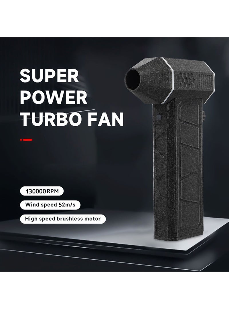 Relex Mini Blower, 130000RPM Air Blower Super, Stepless Speed Control Jet Dry Blower, Fast Charge Turbo Powered Mini Portable Blower, Mini Jet Blower for Cleaning, Camp - Image 2