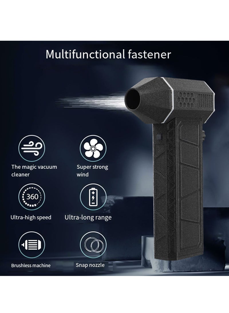 Relex Mini Blower, 130000RPM Air Blower Super, Stepless Speed Control Jet Dry Blower, Fast Charge Turbo Powered Mini Portable Blower, Mini Jet Blower for Cleaning, Camp - Image 3