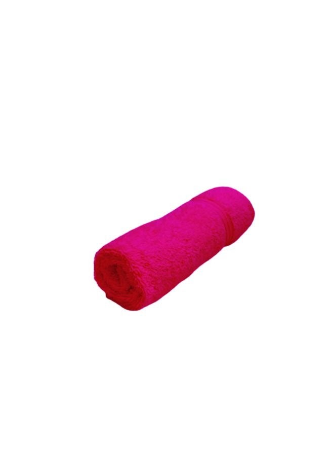 Home Essentials (Fuchsia Pink) Luxury Hand Towel (40 x 70 Cm -Set of 1) 100% Cotton, Highly Absorbent and Quick dry with Horizontal Striped Dobby -550 Gsm