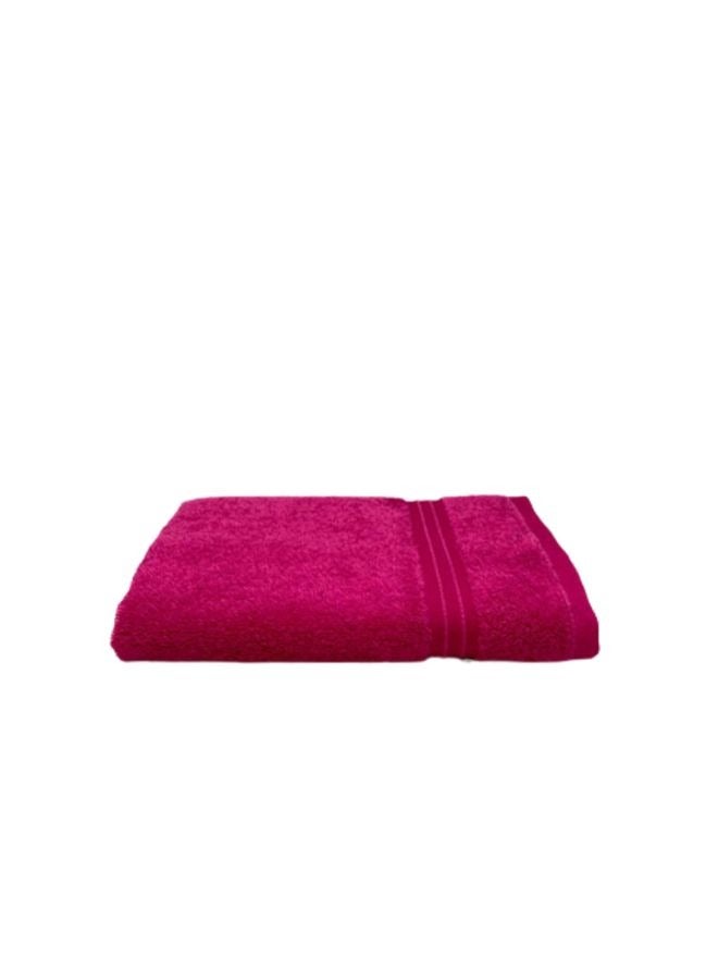 Home Essentials (Fuchsia Pink) Luxury Hand Towel (40 x 70 Cm -Set of 1) 100% Cotton, Highly Absorbent and Quick dry with Horizontal Striped Dobby -550 Gsm