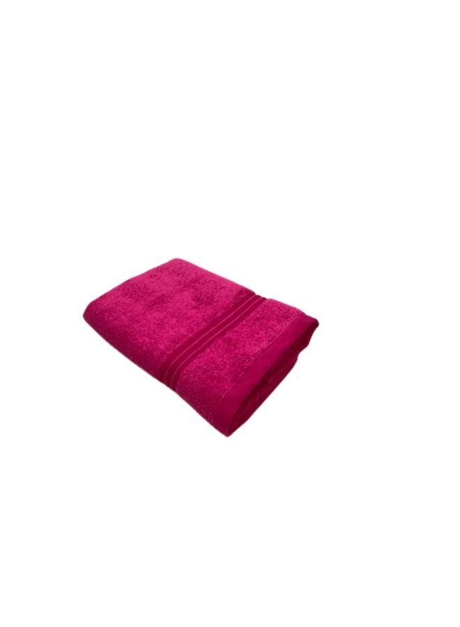 Home Essentials (Fuchsia Pink) Luxury Hand Towel (40 x 70 Cm -Set of 1) 100% Cotton, Highly Absorbent and Quick dry with Horizontal Striped Dobby -550 Gsm