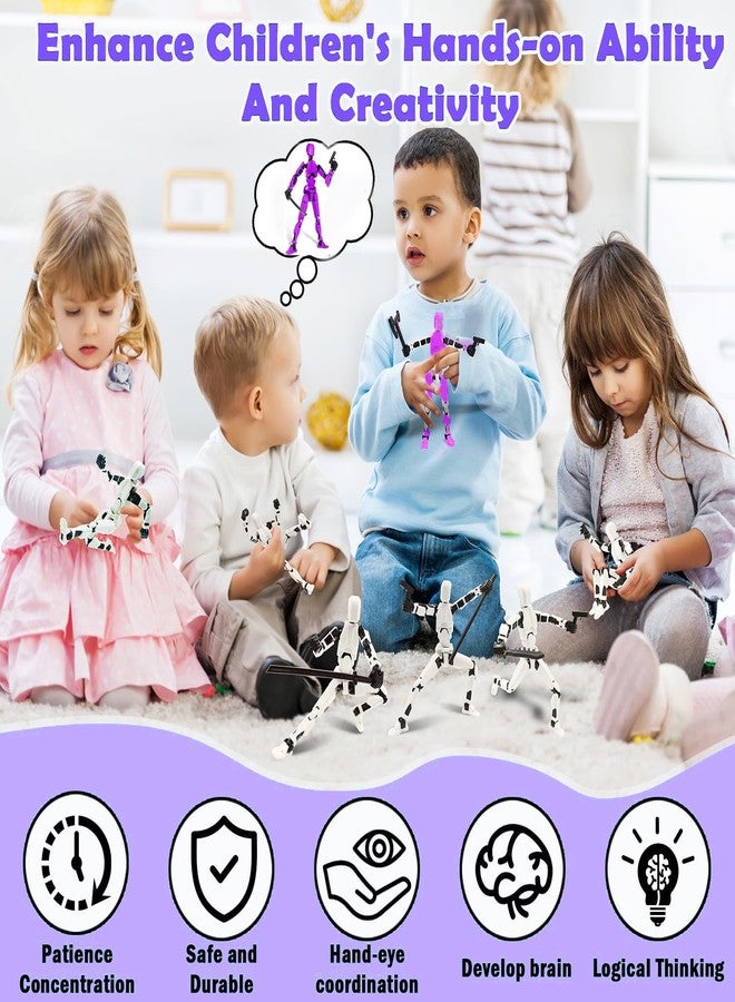 RAMONI دمية راموني 13 لعبة مجسمات أكشن، مجسم أكشن بنفسجي + ملحقات - Image 4